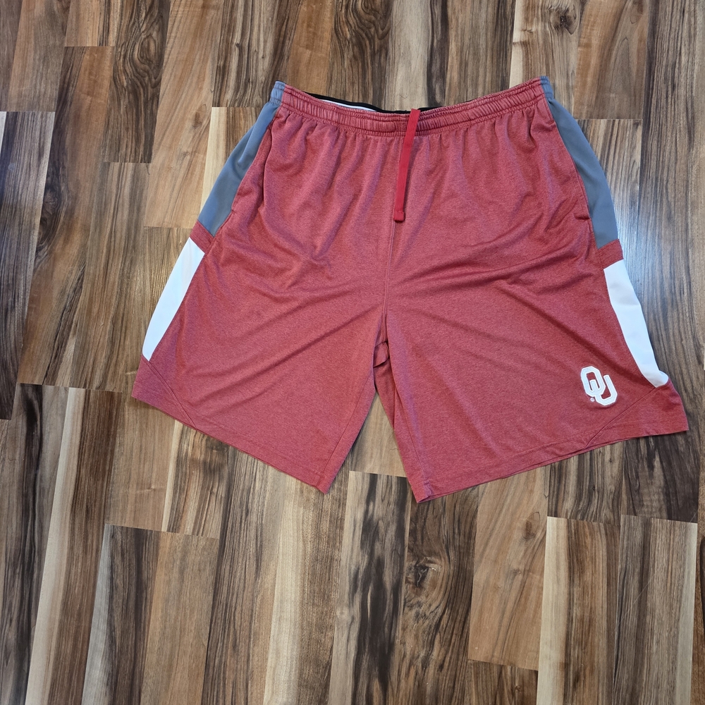 Oklahoma Sooners OU Men’s Athletic Shorts Size 2XL Crimson